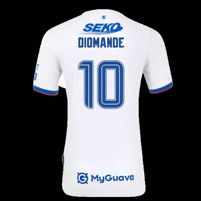 2025-2026 Rangers Away Shirt (Diomande 10)-SoccerKits Hub | Buy Soccer Jerseys Online